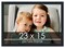 Slim Profile Black Picture Frame - UV Acrylic, Backing Board, Hanging Hardware Included